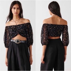 NWOT ba&sh Topaz Crop Top